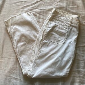 GAP White Stretch Denim Jeans